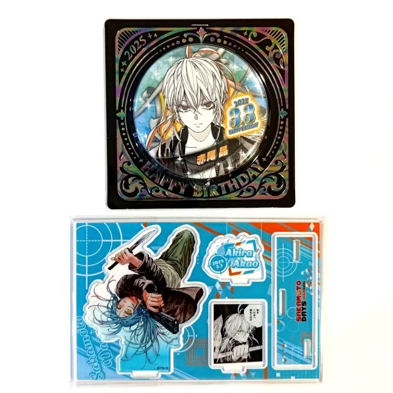 坂本日常 2025 生日徽章 生日立牌 赤尾晶