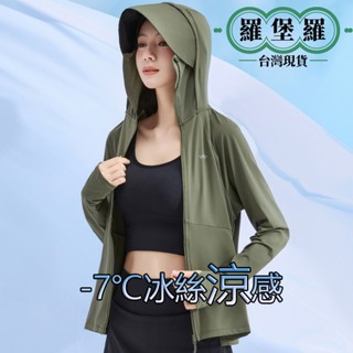 【臺灣現貨】ONE牌同工廠夏季女生防曬衣 冰絲防曬外套 涼感外套男 UPF50+ 抗UV外套 冰絲外套 透氣外套 防曬衣