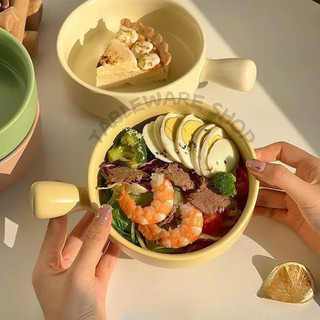 【TABLEWARE】現貨2天出貨▾器皿專售 6英吋陶瓷手把碗 陶瓷碗 飯碗 湯碗 日式飯碗 陶瓷飯碗 可愛碗盤 碗盤