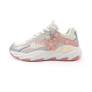 FILA Cherry Blossom 灰粉 老爹 休閒 運動鞋 女款 J2959【新竹皇家5-C306Z-515】