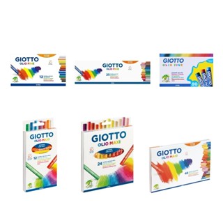 【查德書境】義大利 GIOTTO 兒童粉蠟筆 小學生粉蠟筆 無毒 粉蠟筆 蠟筆 美術用具 繪筆 文具 畫畫 美勞