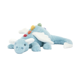 【現貨】英國正品代購🇬🇧 Jellycat 天空龍 彩虹龍 鑰匙圈 包包掛飾 吊飾 玩偶 娃娃