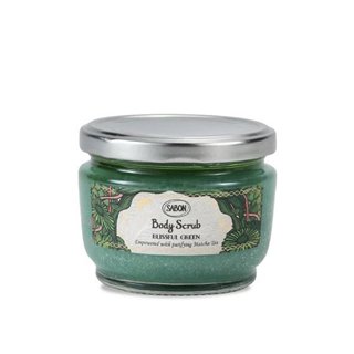 SABON 身體磨砂膏 贈木匙 320g 綠意叢林 繁花盛放 香芒奇異果 麝香 黑皮TIME