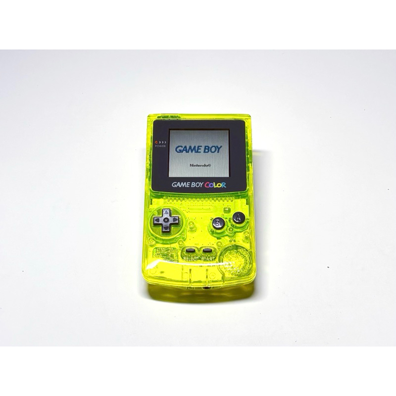 【勇者電玩屋】GBC正日版- 9.9成新GBC主機透明黃色款（Gameboy）外殼翻新
