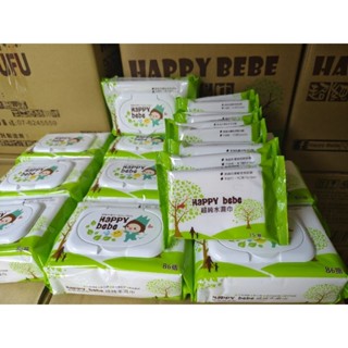 happy bebe濕紙巾完美組合 ：有蓋10包+隨身包10包