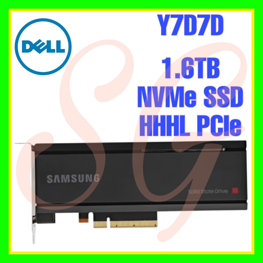 全新盒裝 Dell Y7D7D PM1735 1.6TB PCIe HHHL 4.0 X 8 NVME MU SSD