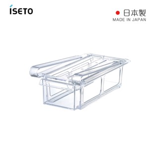【日本ISETO】日製懸掛式冰箱抽屜儲物盒-窄版