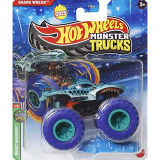 Hot Wheels 風火輪 Monster Trucks 怪獸卡車 大腳車 Shark Wreak 虎鯊 2025新款
