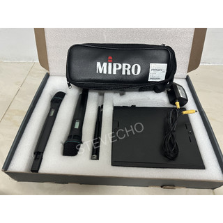 台灣 MIPRO ACT-52 UHF無線麥克風 袖珍型雙頻道自動選訊接收機 配2支手握麥克風