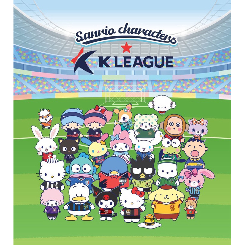 ［9091］正品 韓國2025 K-League 三麗鷗足球聯名週邊 韓國三麗鷗代購 三麗鷗吊飾 三麗鷗娃娃 韓國代購