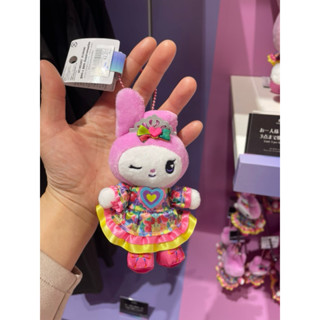 大阪環球影城 2025年 Hellokitty 美樂蒂 珠鍊吊飾娃娃