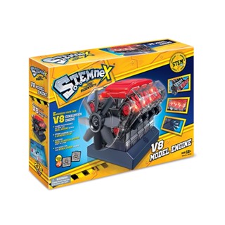 5Cgo【批發】V8引擎汽車發動機模型可發動diy拼組裝steam科學實驗益智含稅代購t590109461022