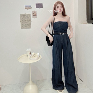 🫧 喜歡質感look” — 平口連身寬褲+皮帶SET / 1312 Ss Apr.