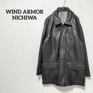 Wind Armor 鹿皮拉鍊翻領大衣 長板外套夾克 皮衣