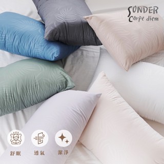 莫蘭迪色系列-抗菌機能可水洗舒眠枕(七色任選)臺灣製※ 超取限2入｜枕頭 纖維枕 飯店枕｜【SC生活美學寢具坊】