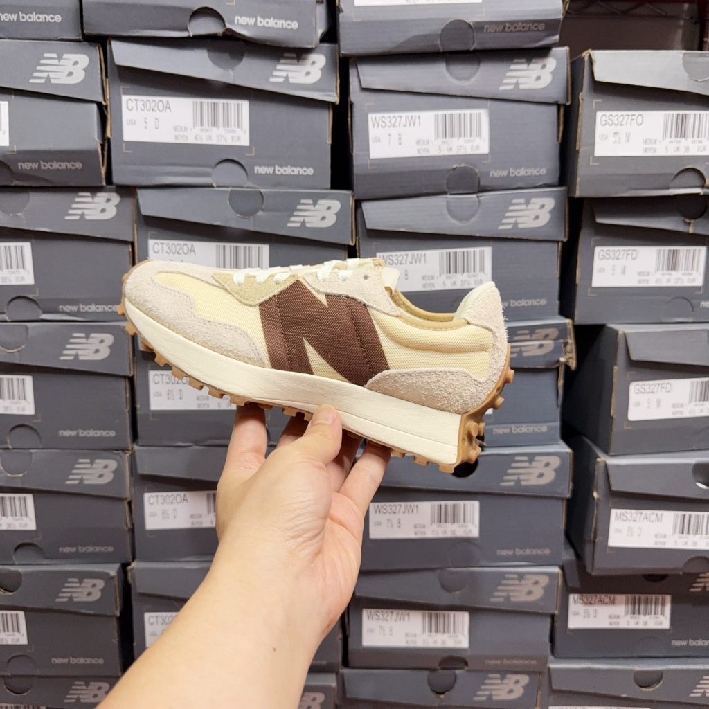 代購♦️2504 New Balance 327 歐洲限定 巧克力燕麥 燕麥奶茶 復古鞋 MS327ACM