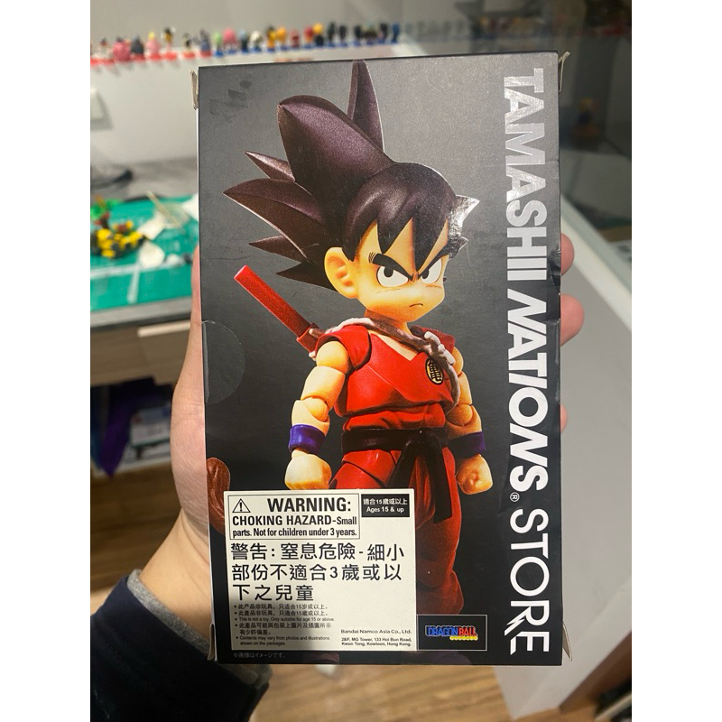 賣二手商品 -萬代 SHF 七龍珠 孫悟空 S.H.Figuarts 天真的挑戰者 小悟空