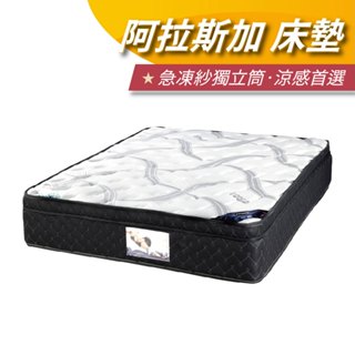 【安迪寢具】阿拉斯加 床墊 急凍紗獨立筒床墊 急凍紗表布 超涼感 中鋼獨立筒 加強型粗線徑獨立筒彈簧 彈簧保固十年 好床
