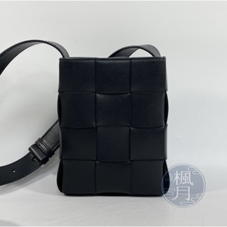 BOTTEGA VENETA 黑 4X3 CASSETTE 斜揹包