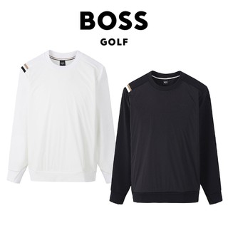 【BOSS GOLF】WOVEN MIX R NECK SHIRT 男士 高爾夫針織上衣(兩色任選)