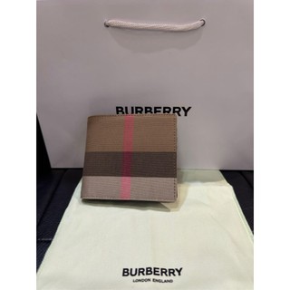 💎Han's house精品服飾💎BURBERRY 格紋 短夾 卡包 零錢袋