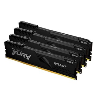 Kingston Fury Beast DDR4 3200 16GBx4 KF432C16BBK4/64 桌上型記憶體