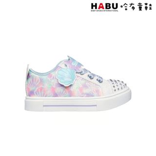 【SKECHERS】女童系列 燈鞋 Underwater Magic 貝殼 中童 314824LWMLT｜哈布童鞋