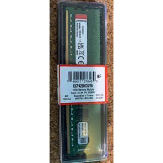 金士頓 盒裝新品 KCP426ND8/16 DDR4-2666 16GB 桌上型記憶體