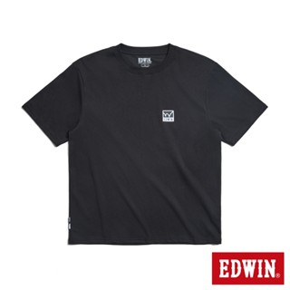 EDWIN 男款 COOL FLEX 重力反彈短袖T恤(黑色)