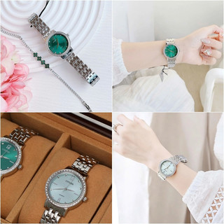 CITIZEN星辰 晶鑽時尚女錶 氣質百搭款 32mm 母親節送禮優惠【Watch On-line Store 】