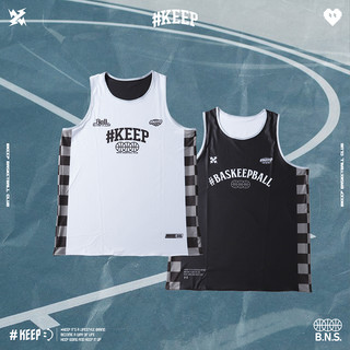 #KEEP DOUBLE B JERSEY 棕色 白色 迷棕籃球雙面球衣【KS290-BN】