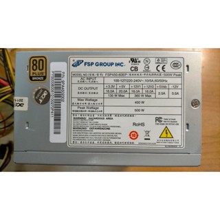 L.電源供應器-全漢 FSP450-60EP 9公分風扇 SATA 顯示卡8+6PIN 80PLUS 銅牌 直購價380