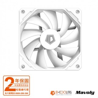 ID-COOLING TF-12025-WHITE 散熱器風扇 2年保固