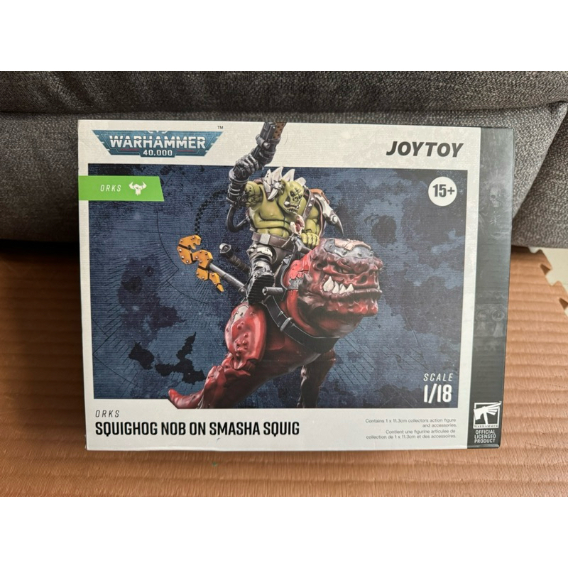 暗源 Joy toy 戰鎚40K歐克蠻人 騎衝撞跳跳之強蠻人