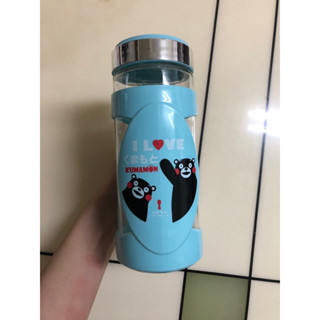 全新kumamon 熊本熊隨身杯/藍色隨身杯/水杯/可愛杯子熊熊杯子藍色水壺