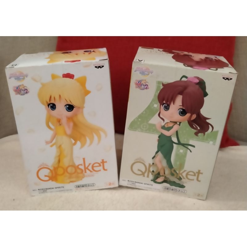 【現貨】 日版 金證 Qposket 劇場版 禮服款 木野真琴 愛野美奈子 美少女戰士 QP 水野亞美天王遙 公仔 模型