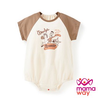 【Mamaway媽媽餵】BABY迪士尼棉質拉克蘭寬鬆包屁衣-胡迪(寶寶包屁衣、嬰兒連身衣)