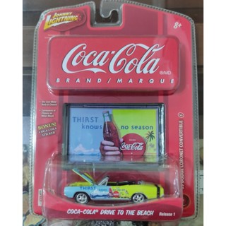 美國可口可樂與JOHNNY LIGHTNING復刻道奇DODGE CORONET模型車