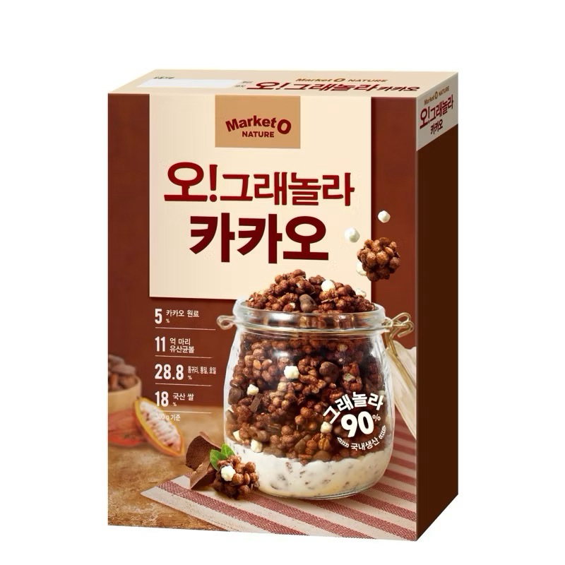 韓國🇰🇷 Market O Nature 格蘭諾拉巧克力麥片 麥片 300g