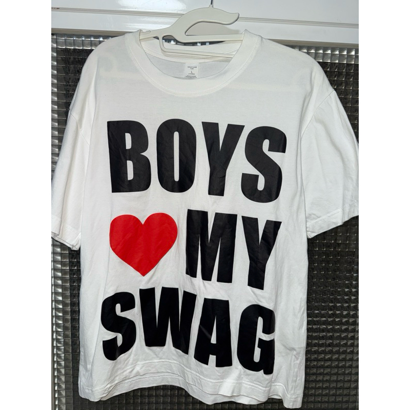 BOYS ❤️ MY SWAG 文字衣服 美式