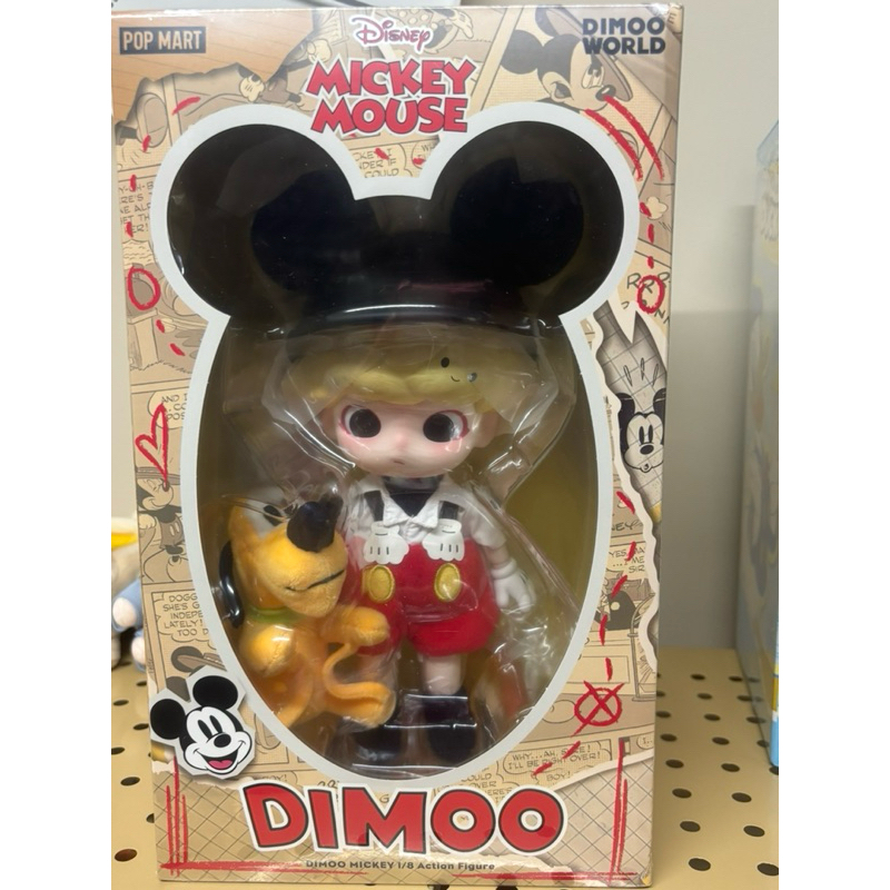 Dimoo 可動人偶（米奇、唐老鴨