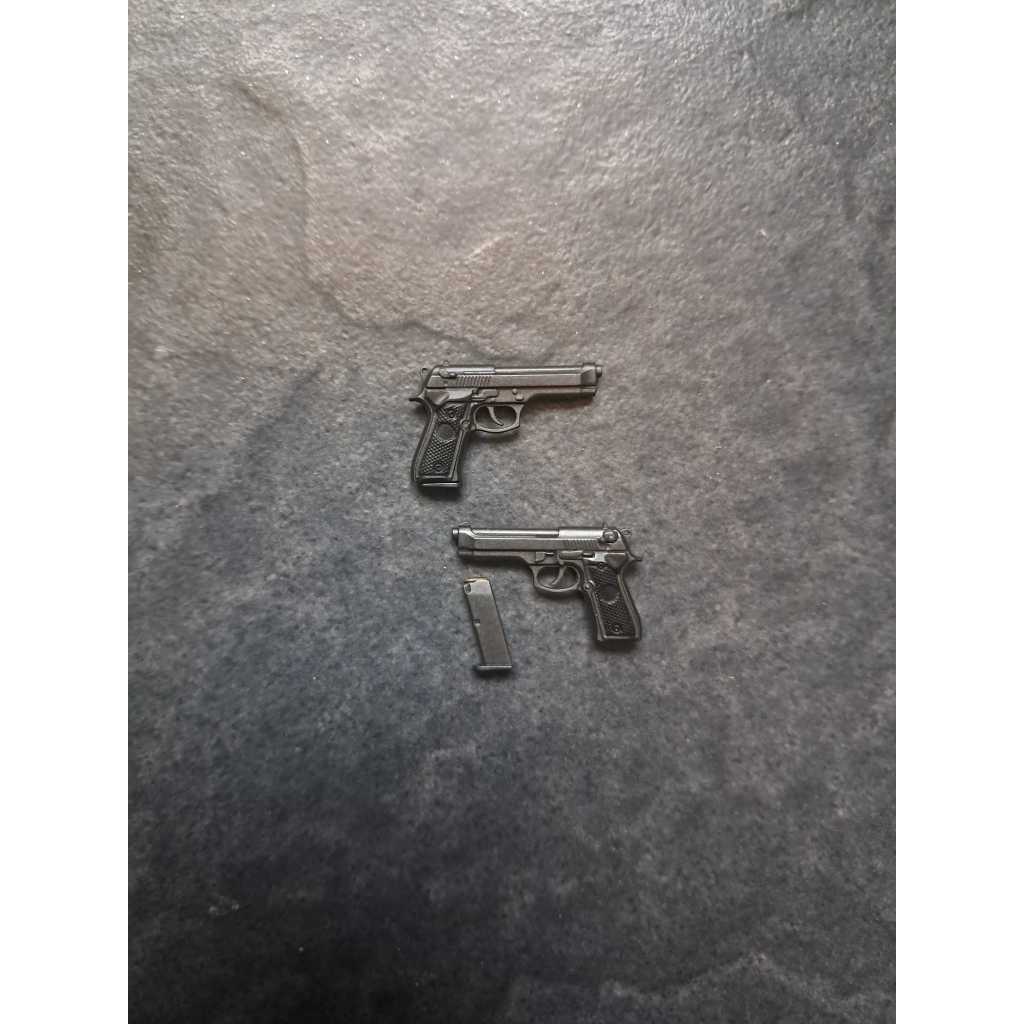 殺肉 1/12 6吋 可動人偶用 貝瑞塔 M9 手槍 迷你武裝 figma shf 可參考