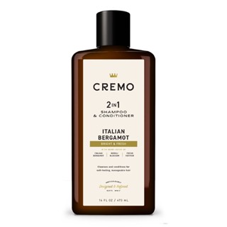 美國 Cremo 香水洗髮精（義大利佛手柑/洗髮護髮二合一）沙龍頭皮調理控油保濕 染髮燙髮護理 男士男性香氛洗髮乳洗髮露