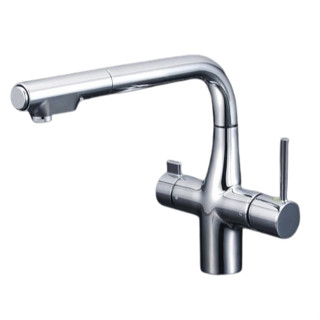 [非全新品] 日本KVK KM6121EC 廚房伸縮L型三用龍頭 NSF花灑
