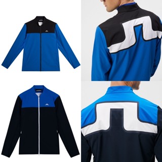 J.Lindeberg🌞Hybrid Jacket 男防水大LOGO風衣外套(藍色2款)