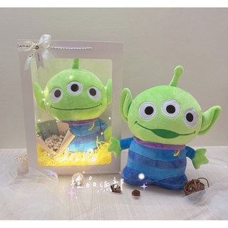 【禮品總部】現貨|實拍 正版 三眼怪玩偶 迪士尼 Disney 玩具總動員 禮品袋 乾燥花 三眼怪絨毛娃娃 彌月禮