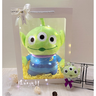 【禮品總部】現貨|實拍 三眼怪娃娃 正版 三眼怪玩偶 迪士尼 Disney 玩具總動員 禮品袋 三眼怪絨毛娃娃 彌月禮