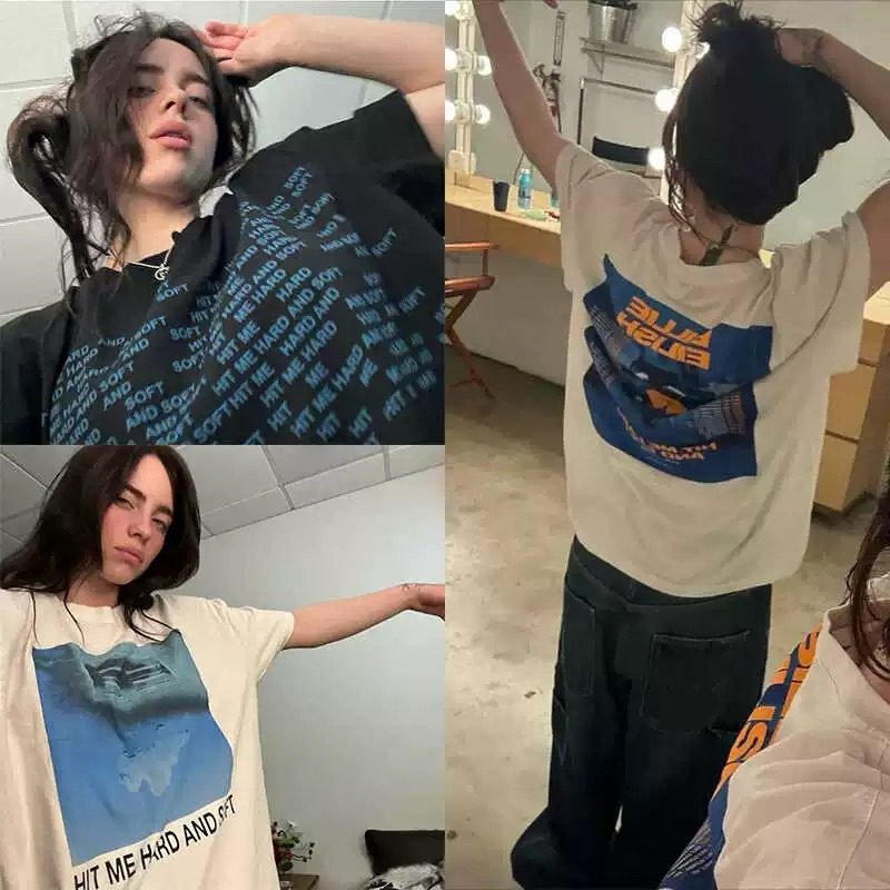 𝑳𝑱𝑻® Billie Eilish 新專輯周邊短袖 HIT ME HARD AND SOFT T恤短袖 周邊 演唱會