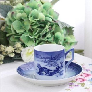 【品名】皇家哥本哈根Royal Copenhagen 1986年度聖誕杯組