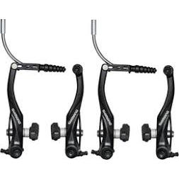 『小蔡單車』 SHIMANO BR-T4000 鋁合金V煞 前後 夾器組 登山車/通晴車/自行車